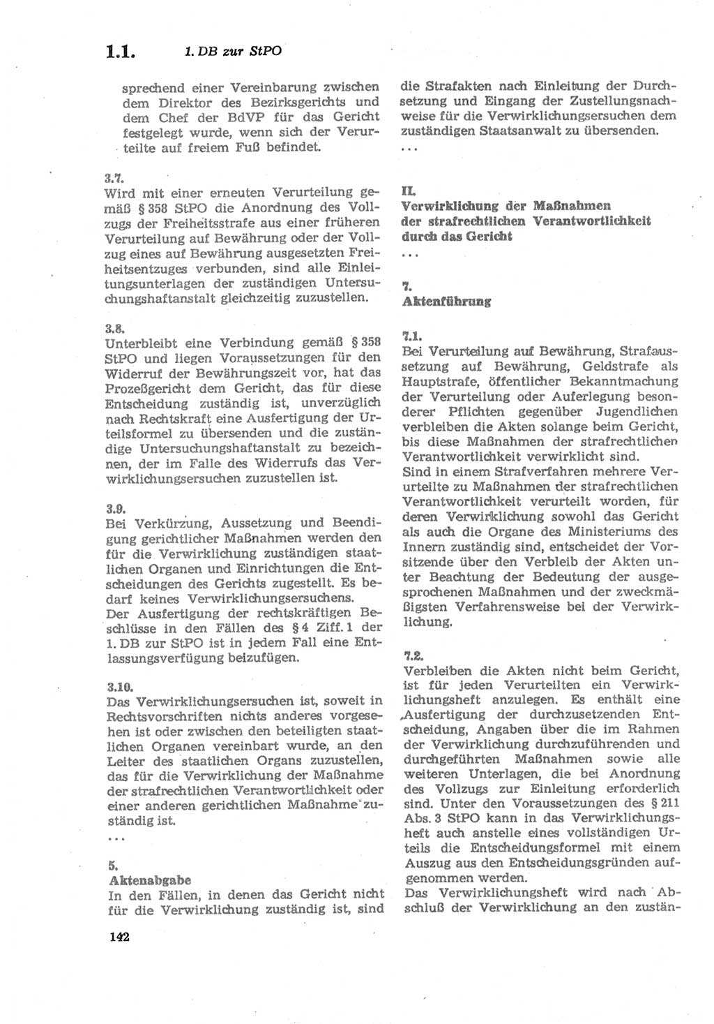 Strafprozeßordnung (StPO) der Deutschen Demokratischen Republik (DDR) sowie angrenzende Gesetze und Bestimmungen 1979, Seite 142 (StPO DDR Ges. Best. 1979, S. 142)