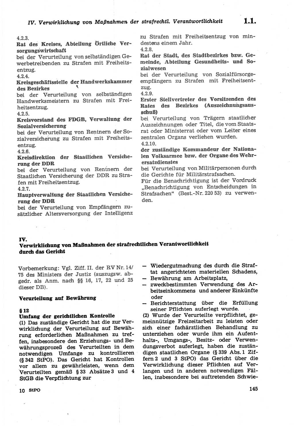Strafprozeßordnung (StPO) der Deutschen Demokratischen Republik (DDR) sowie angrenzende Gesetze und Bestimmungen 1979, Seite 145 (StPO DDR Ges. Best. 1979, S. 145)