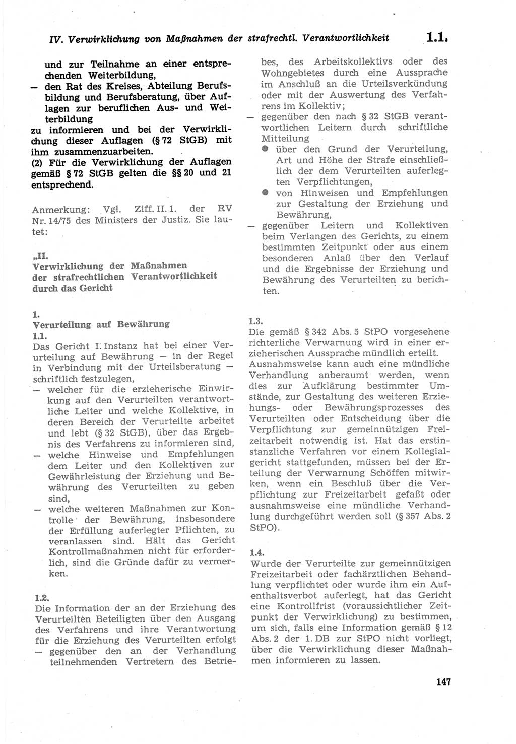 Strafprozeßordnung (StPO) der Deutschen Demokratischen Republik (DDR) sowie angrenzende Gesetze und Bestimmungen 1979, Seite 147 (StPO DDR Ges. Best. 1979, S. 147)
