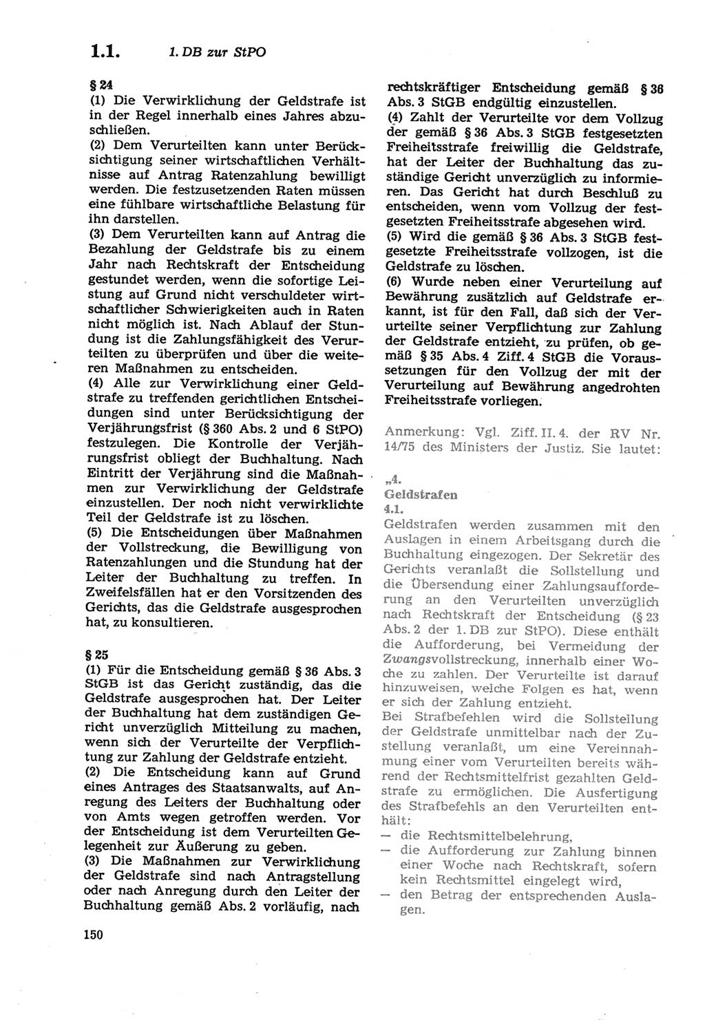 Strafprozeßordnung (StPO) der Deutschen Demokratischen Republik (DDR) sowie angrenzende Gesetze und Bestimmungen 1979, Seite 150 (StPO DDR Ges. Best. 1979, S. 150)