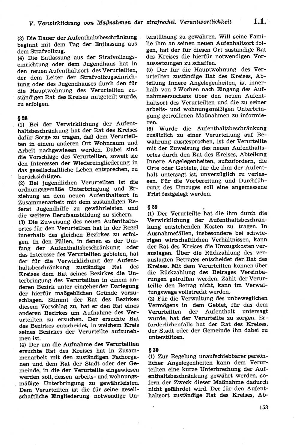 Strafprozeßordnung (StPO) der Deutschen Demokratischen Republik (DDR) sowie angrenzende Gesetze und Bestimmungen 1979, Seite 153 (StPO DDR Ges. Best. 1979, S. 153)