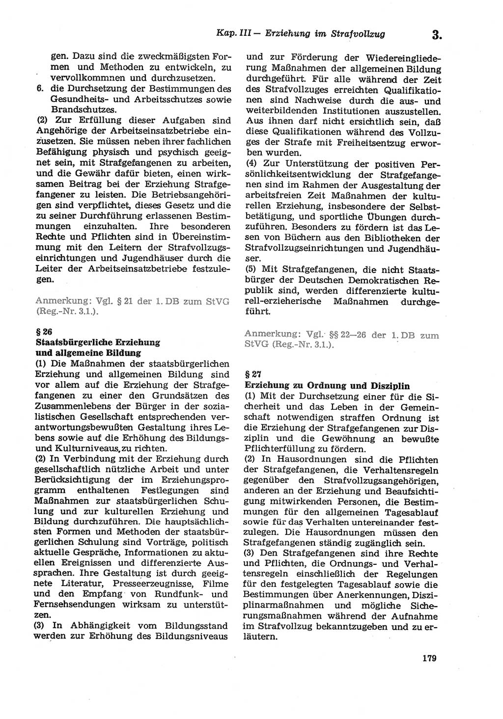 Strafprozeßordnung (StPO) der Deutschen Demokratischen Republik (DDR) sowie angrenzende Gesetze und Bestimmungen 1979, Seite 179 (StPO DDR Ges. Best. 1979, S. 179)