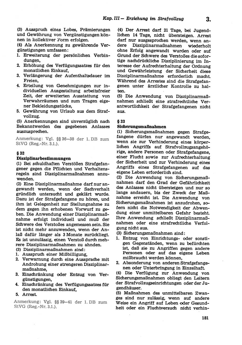 Strafprozeßordnung (StPO) der Deutschen Demokratischen Republik (DDR) sowie angrenzende Gesetze und Bestimmungen 1979, Seite 181 (StPO DDR Ges. Best. 1979, S. 181)