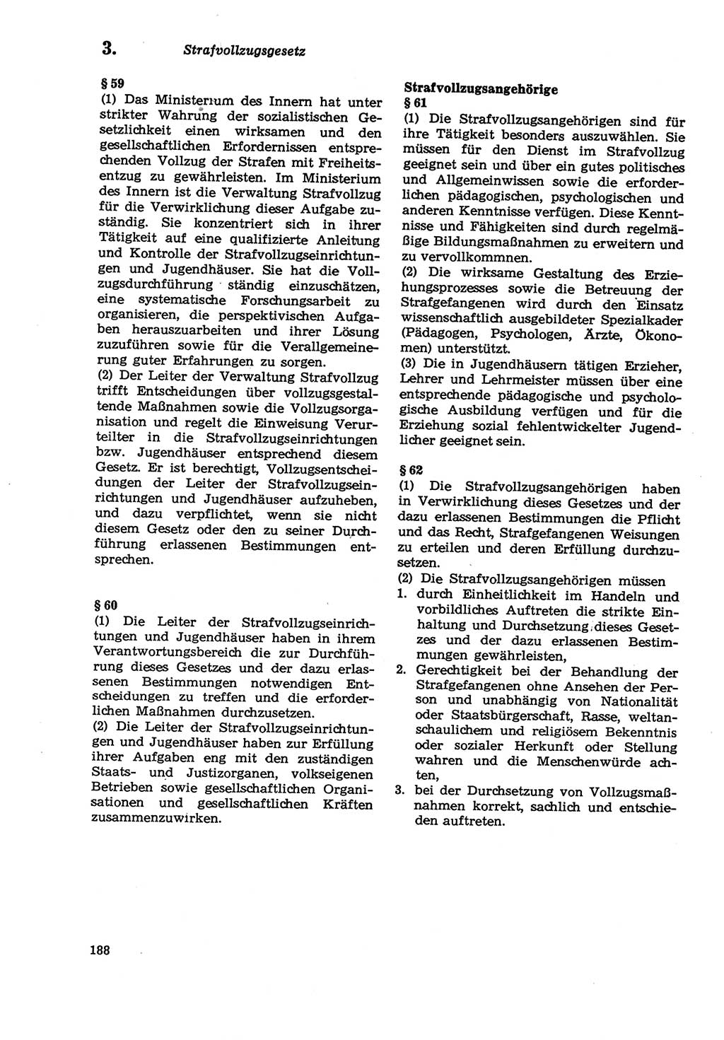 Strafprozeßordnung (StPO) der Deutschen Demokratischen Republik (DDR) sowie angrenzende Gesetze und Bestimmungen 1979, Seite 188 (StPO DDR Ges. Best. 1979, S. 188)