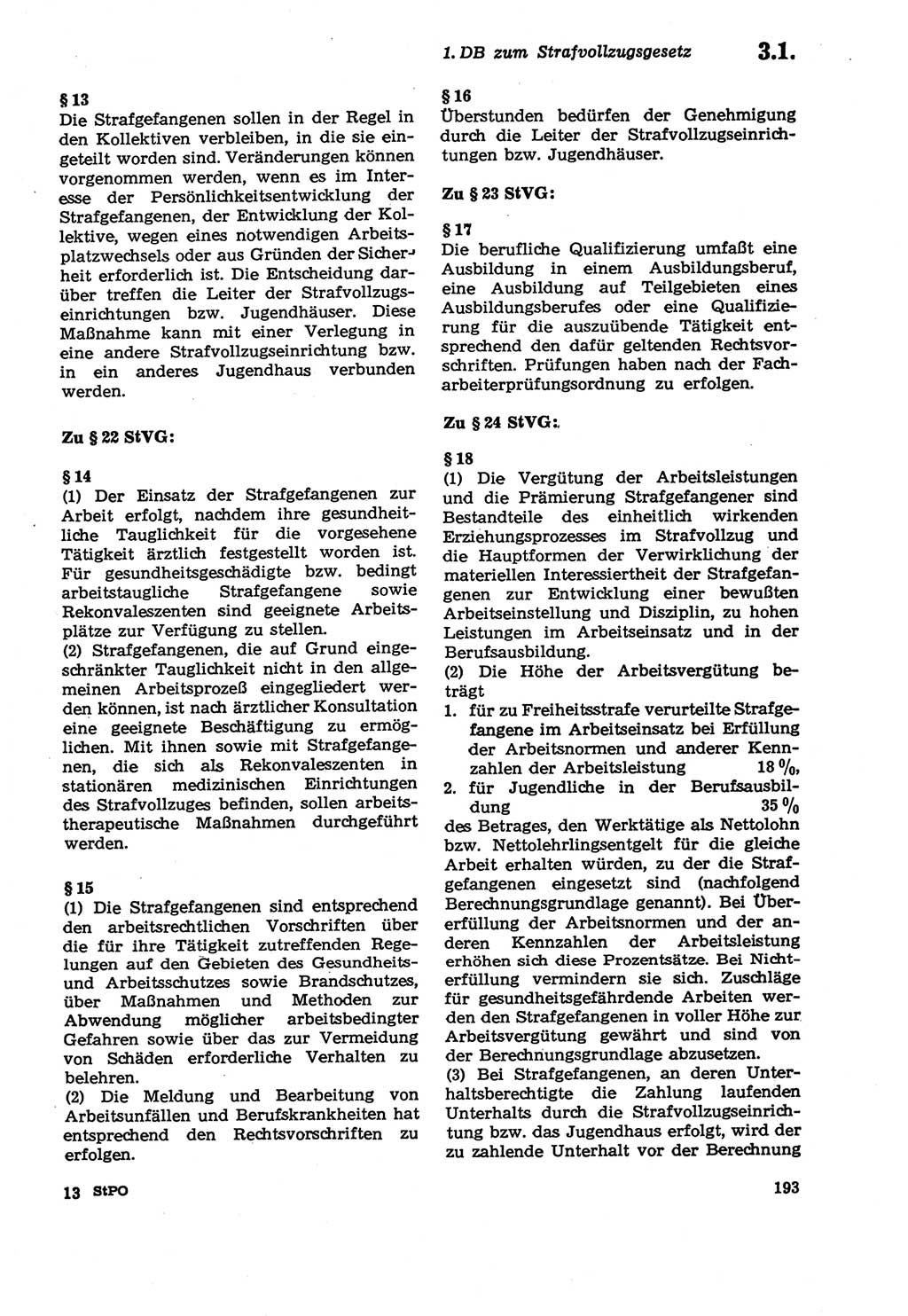Strafprozeßordnung (StPO) der Deutschen Demokratischen Republik (DDR) sowie angrenzende Gesetze und Bestimmungen 1979, Seite 193 (StPO DDR Ges. Best. 1979, S. 193)