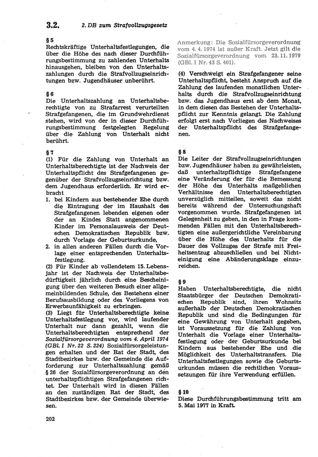 Strafprozeßordnung (StPO) der Deutschen Demokratischen Republik (DDR) sowie angrenzende Gesetze und Bestimmungen 1979, Seite 202 (StPO DDR Ges. Best. 1979, S. 202)