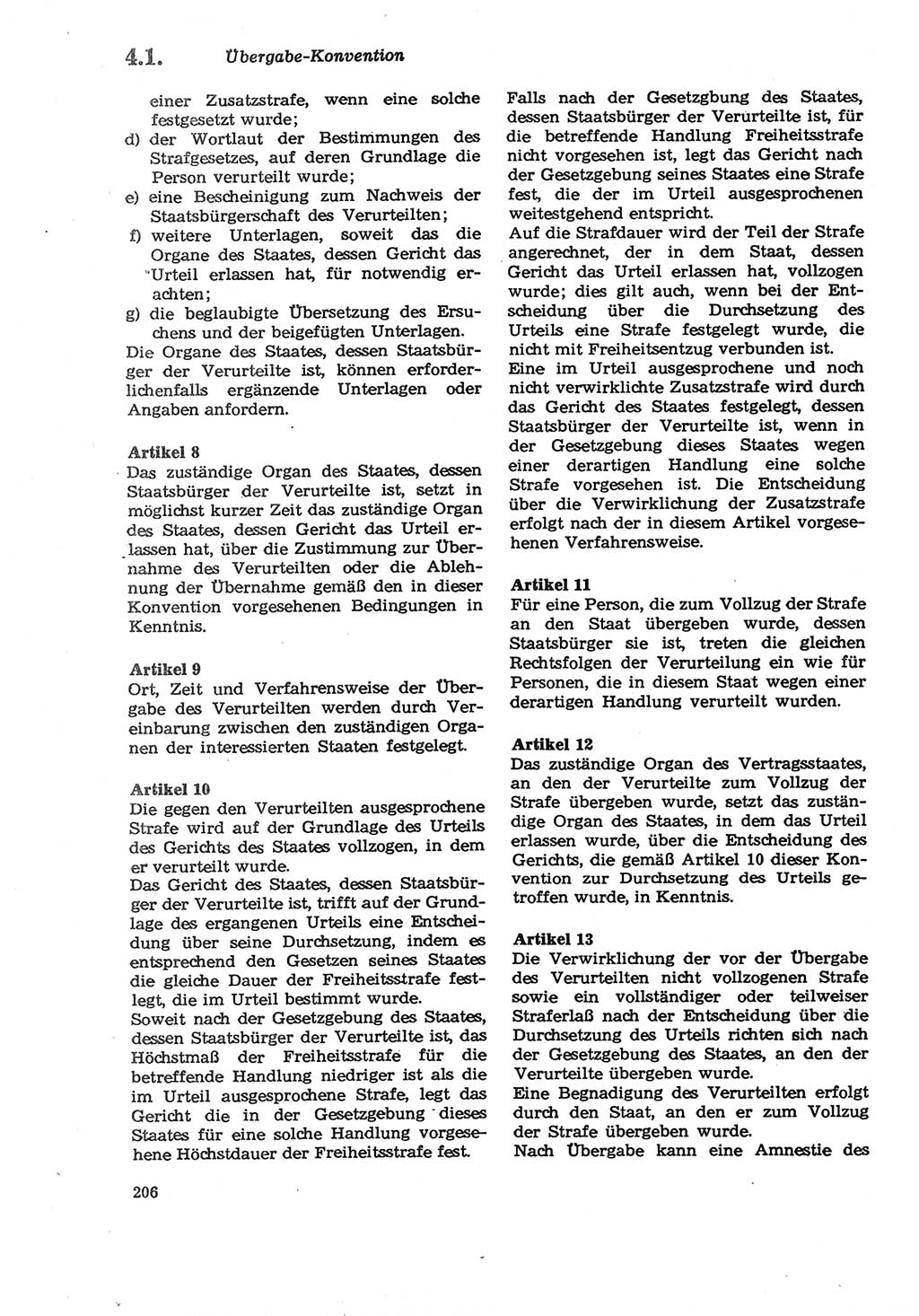 Strafprozeßordnung (StPO) der Deutschen Demokratischen Republik (DDR) sowie angrenzende Gesetze und Bestimmungen 1979, Seite 206 (StPO DDR Ges. Best. 1979, S. 206)