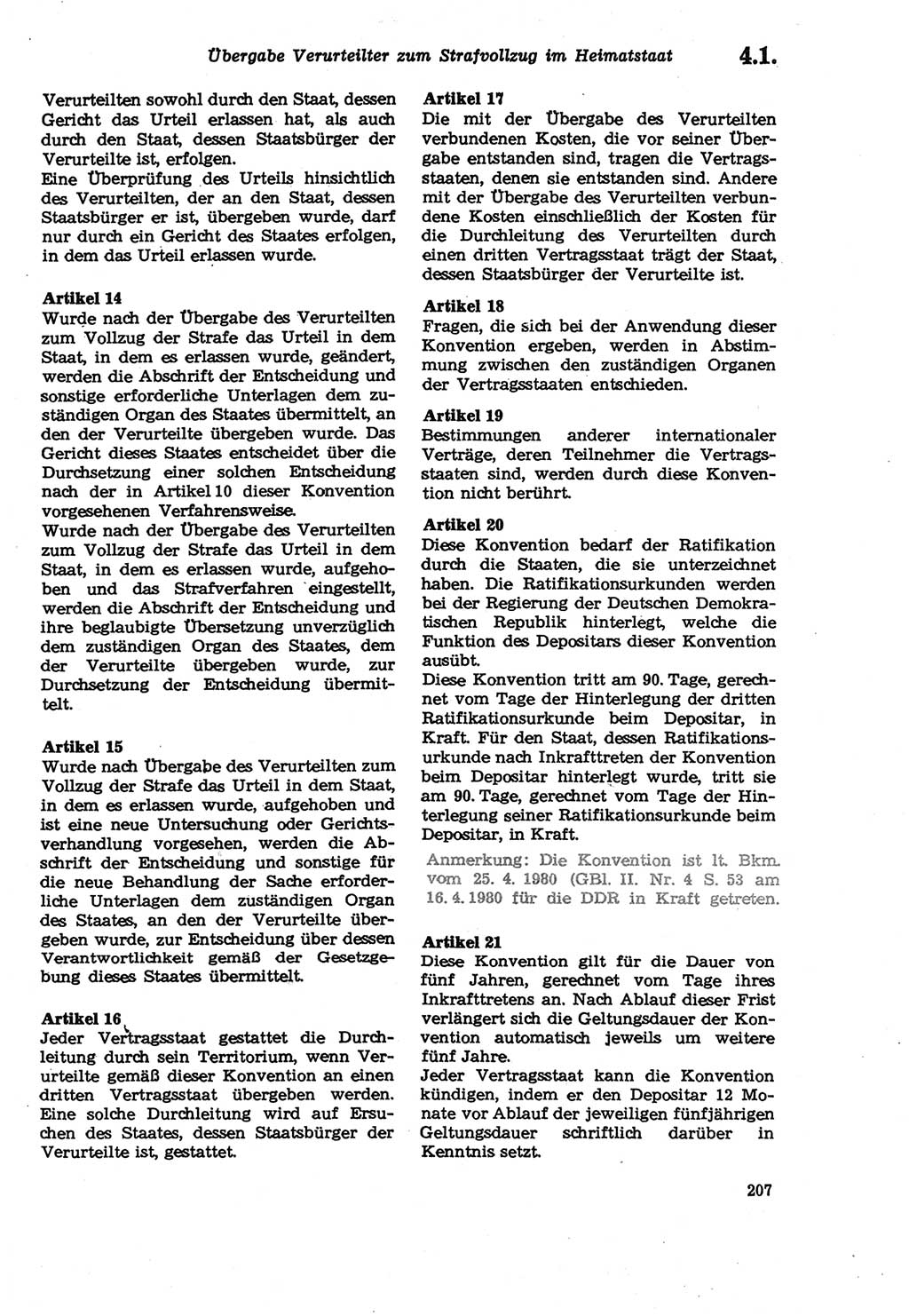 Strafprozeßordnung (StPO) der Deutschen Demokratischen Republik (DDR) sowie angrenzende Gesetze und Bestimmungen 1979, Seite 207 (StPO DDR Ges. Best. 1979, S. 207)