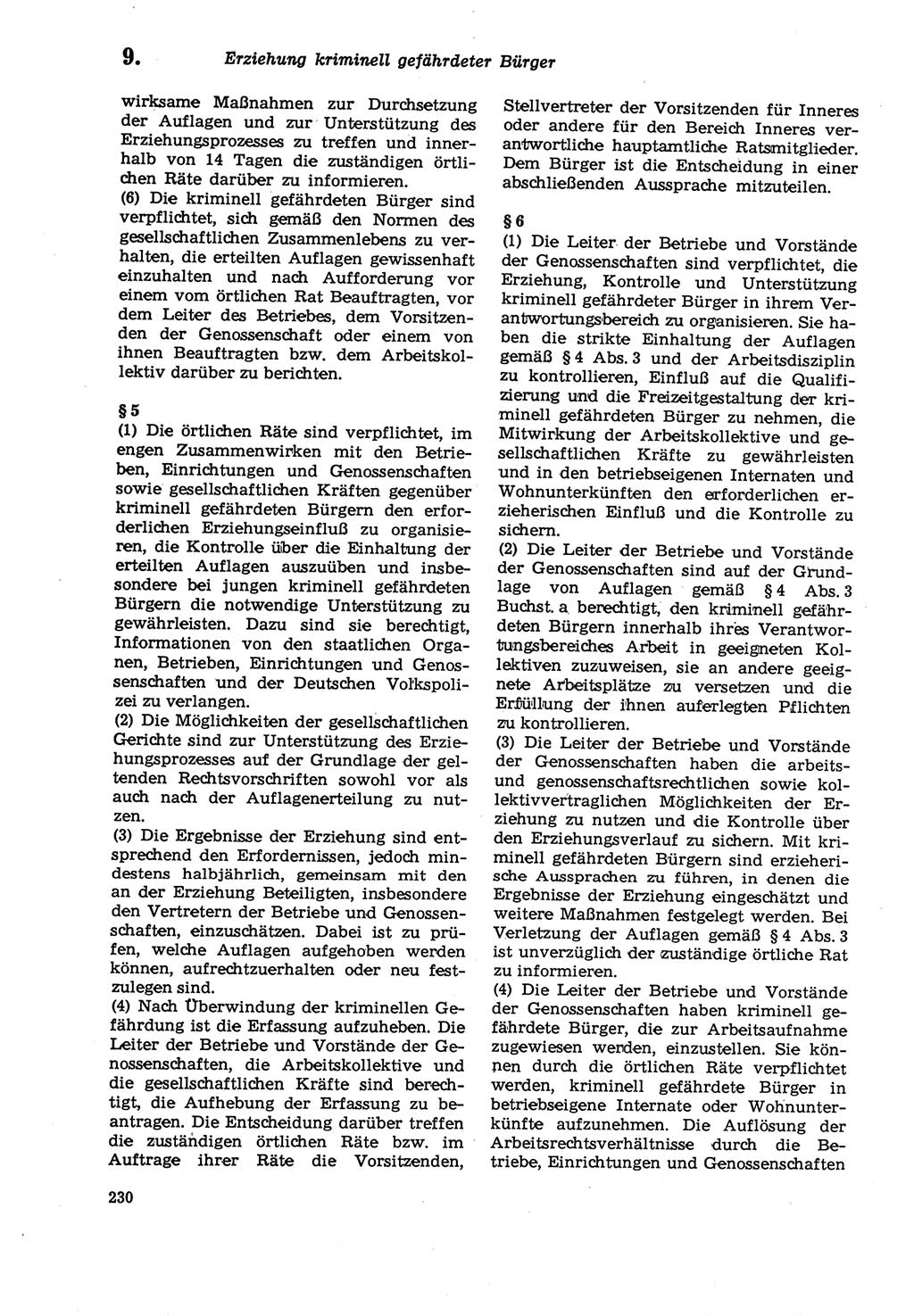 Strafprozeßordnung (StPO) der Deutschen Demokratischen Republik (DDR) sowie angrenzende Gesetze und Bestimmungen 1979, Seite 230 (StPO DDR Ges. Best. 1979, S. 230)