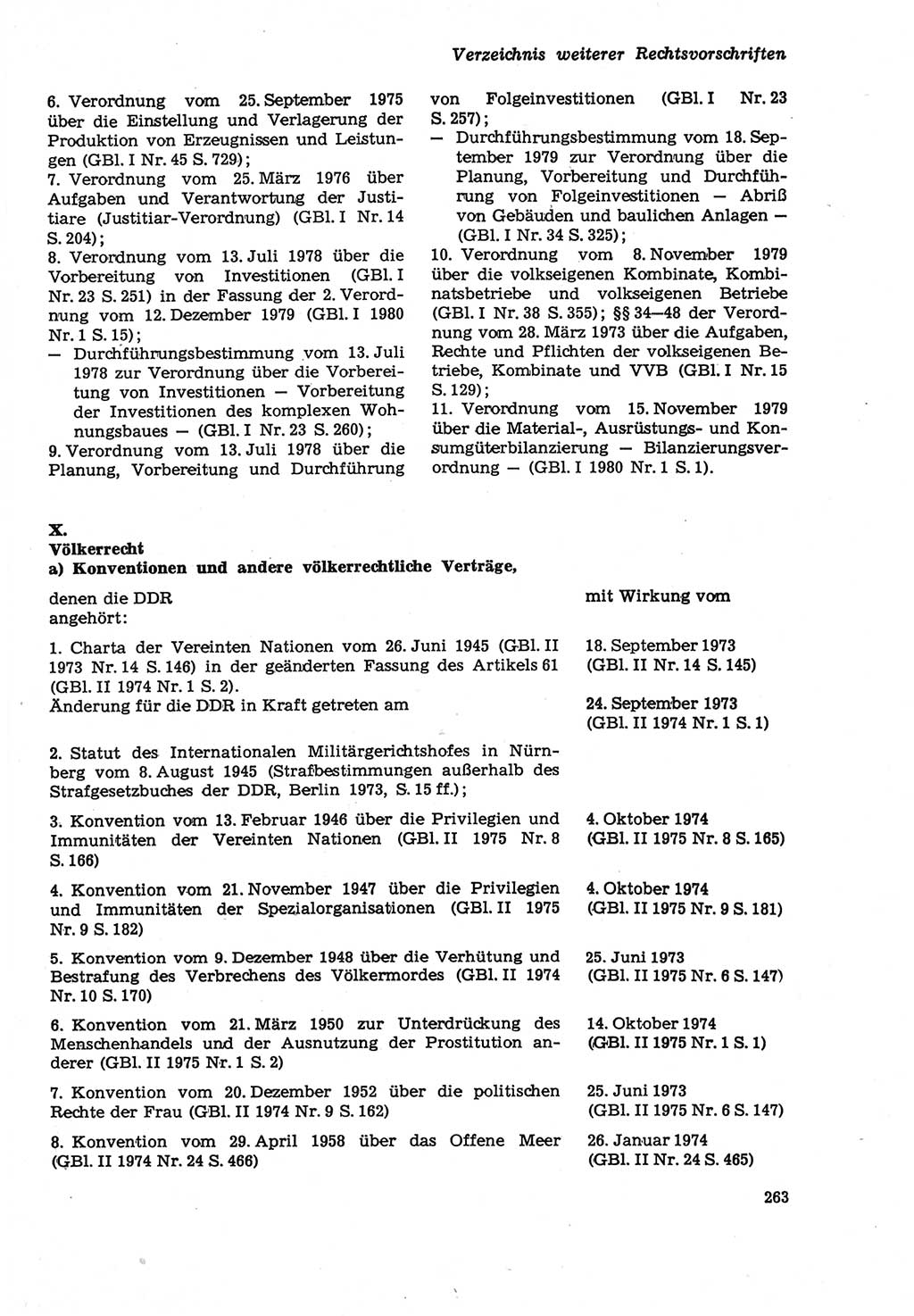 Strafprozeßordnung (StPO) der Deutschen Demokratischen Republik (DDR) sowie angrenzende Gesetze und Bestimmungen 1979, Seite 263 (StPO DDR Ges. Best. 1979, S. 263)