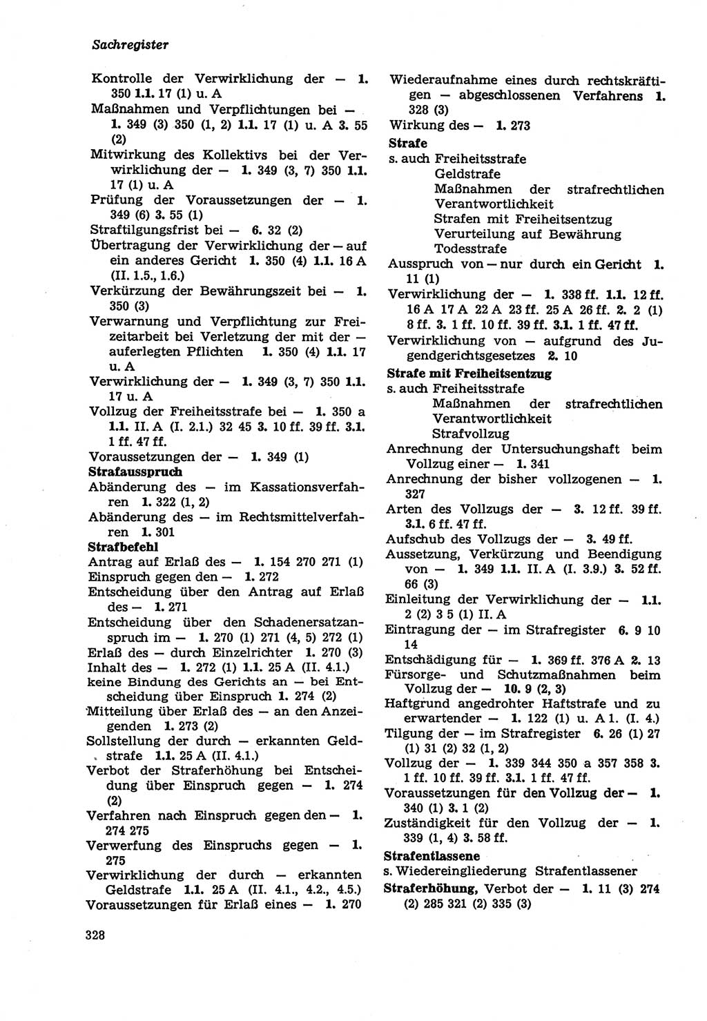 Strafprozeßordnung (StPO) der Deutschen Demokratischen Republik (DDR) sowie angrenzende Gesetze und Bestimmungen 1979, Seite 328 (StPO DDR Ges. Best. 1979, S. 328)