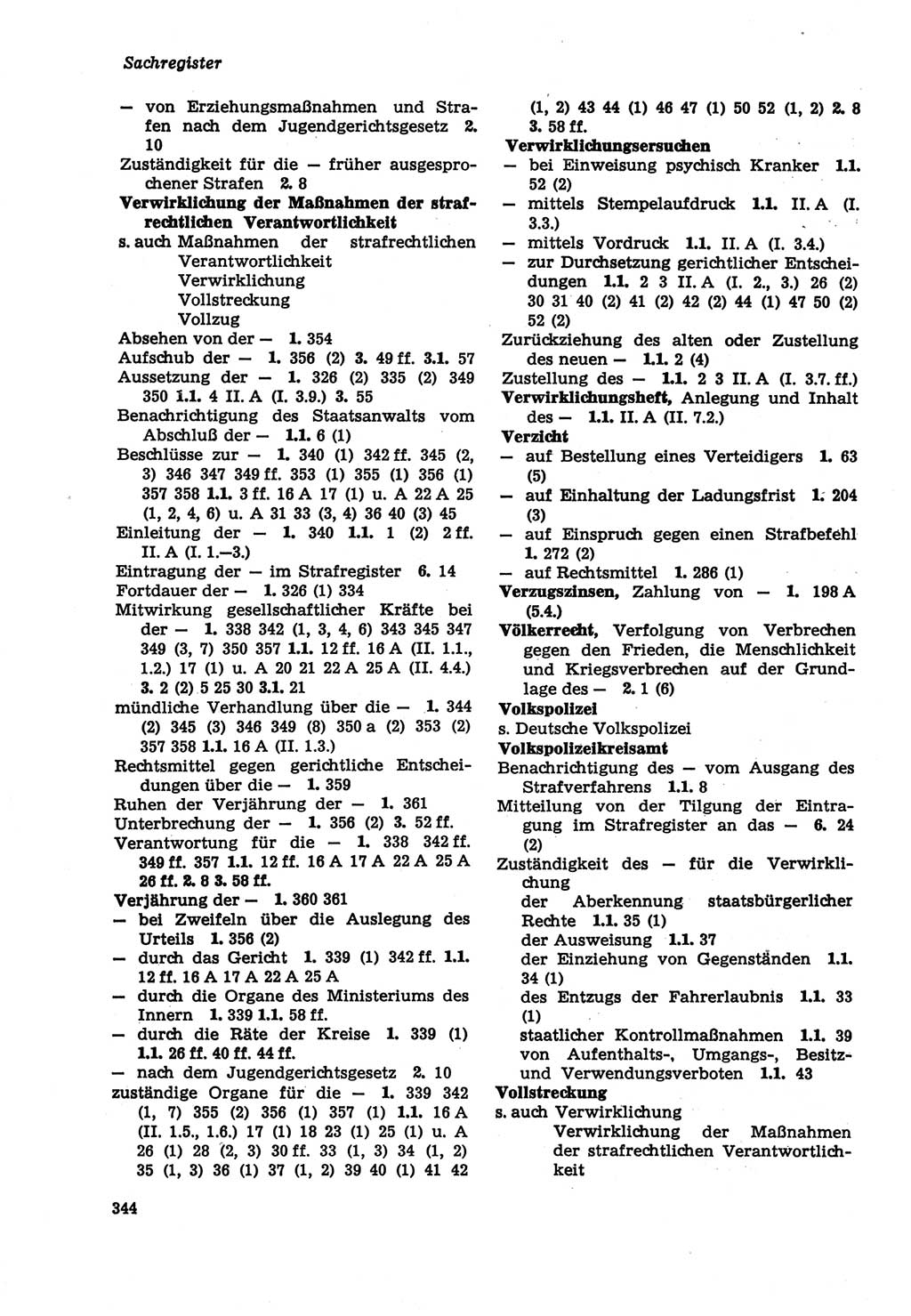 Strafprozeßordnung (StPO) der Deutschen Demokratischen Republik (DDR) sowie angrenzende Gesetze und Bestimmungen 1979, Seite 344 (StPO DDR Ges. Best. 1979, S. 344)