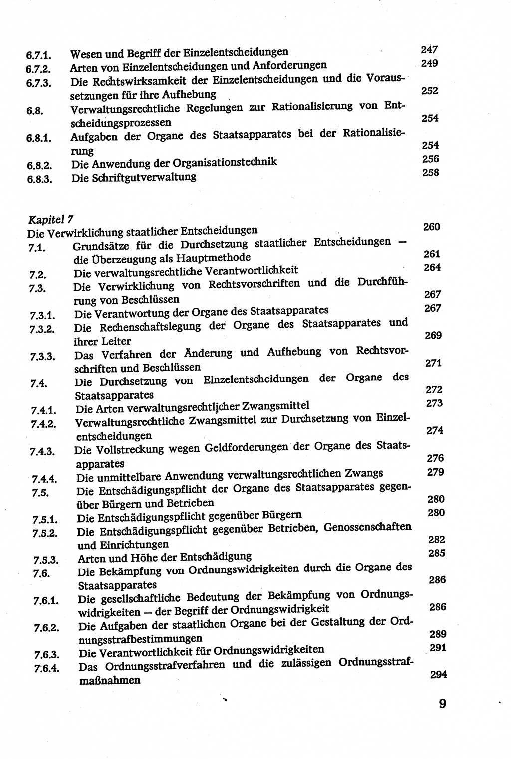 Verwaltungsrecht [Deutsche Demokratische Republik (DDR)], Lehrbuch 1979, Seite 9 (Verw.-R. DDR Lb. 1979, S. 9)