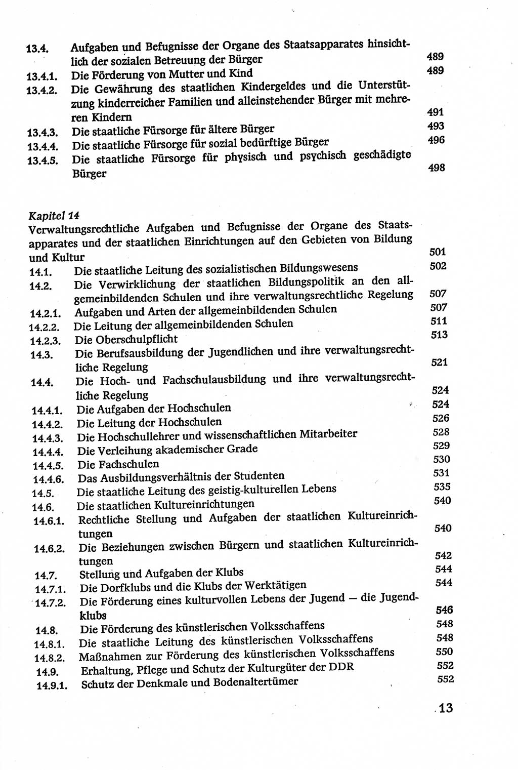 Verwaltungsrecht [Deutsche Demokratische Republik (DDR)], Lehrbuch 1979, Seite 13 (Verw.-R. DDR Lb. 1979, S. 13)