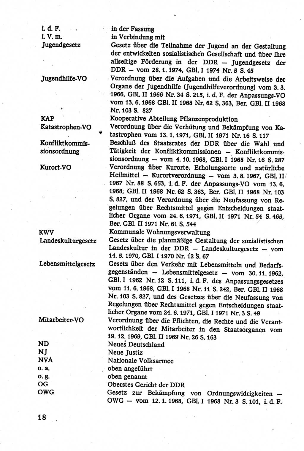 Verwaltungsrecht [Deutsche Demokratische Republik (DDR)], Lehrbuch 1979, Seite 18 (Verw.-R. DDR Lb. 1979, S. 18)