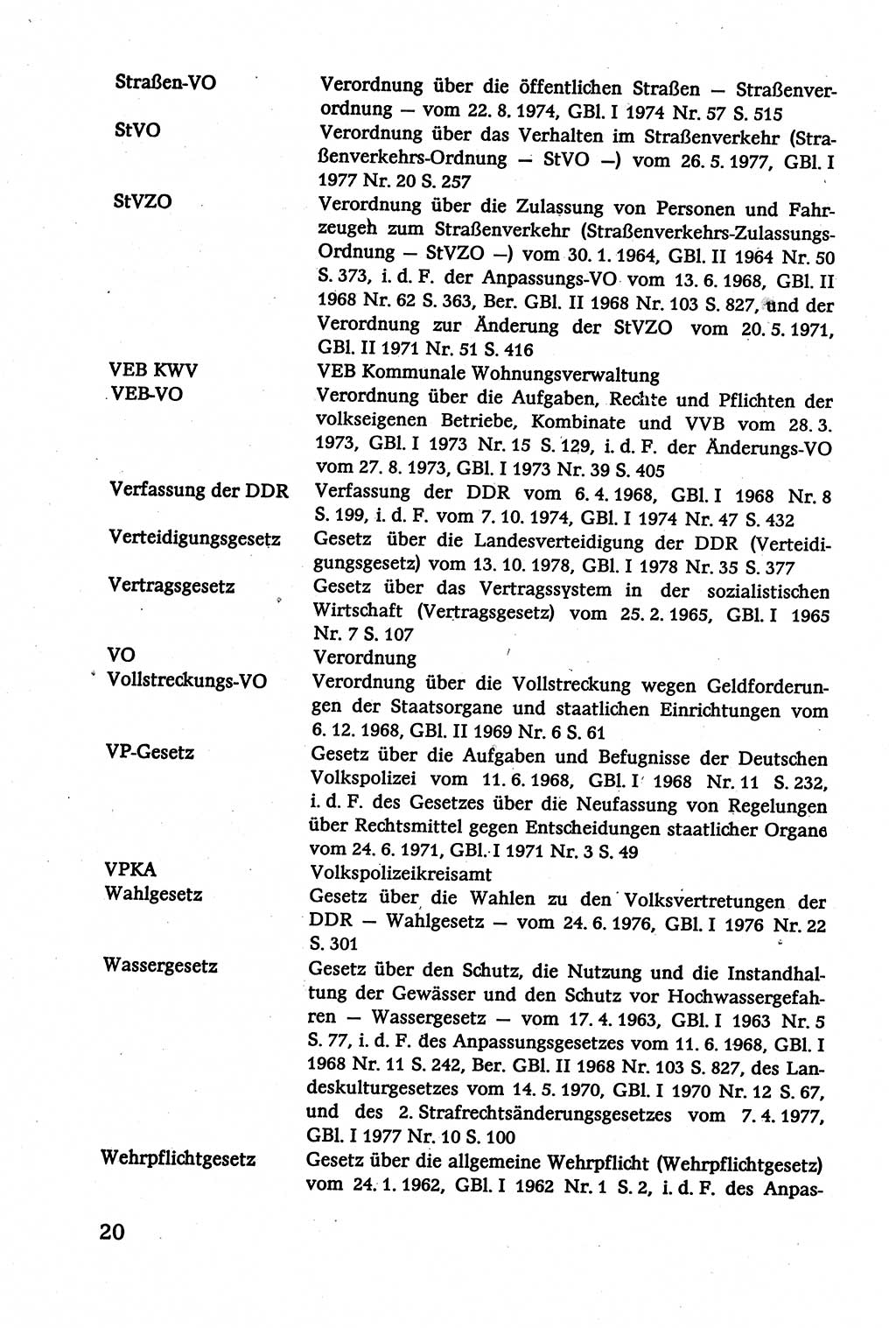 Verwaltungsrecht [Deutsche Demokratische Republik (DDR)], Lehrbuch 1979, Seite 20 (Verw.-R. DDR Lb. 1979, S. 20)