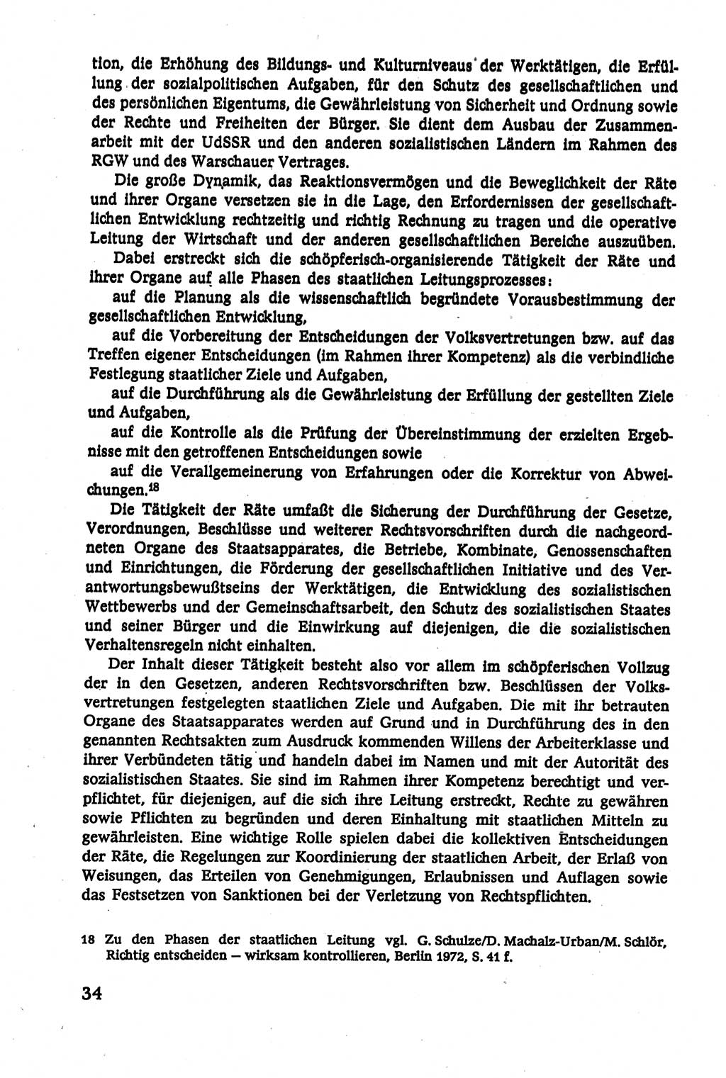 Verwaltungsrecht [Deutsche Demokratische Republik (DDR)], Lehrbuch 1979, Seite 34 (Verw.-R. DDR Lb. 1979, S. 34)