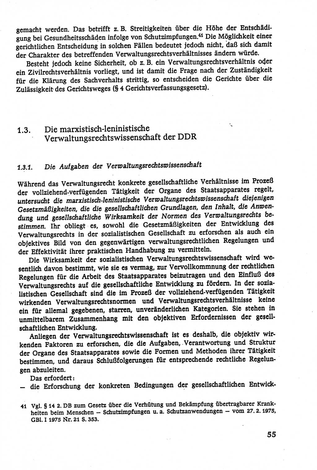 Verwaltungsrecht [Deutsche Demokratische Republik (DDR)], Lehrbuch 1979, Seite 55 (Verw.-R. DDR Lb. 1979, S. 55)