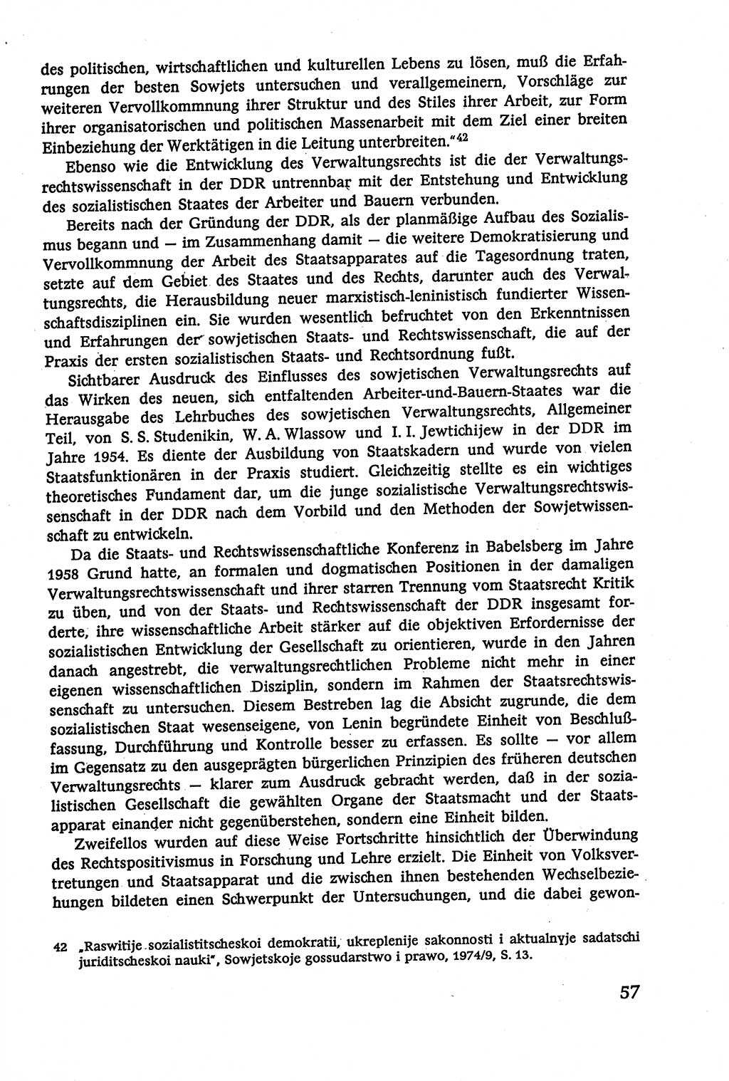 Verwaltungsrecht [Deutsche Demokratische Republik (DDR)], Lehrbuch 1979, Seite 57 (Verw.-R. DDR Lb. 1979, S. 57)