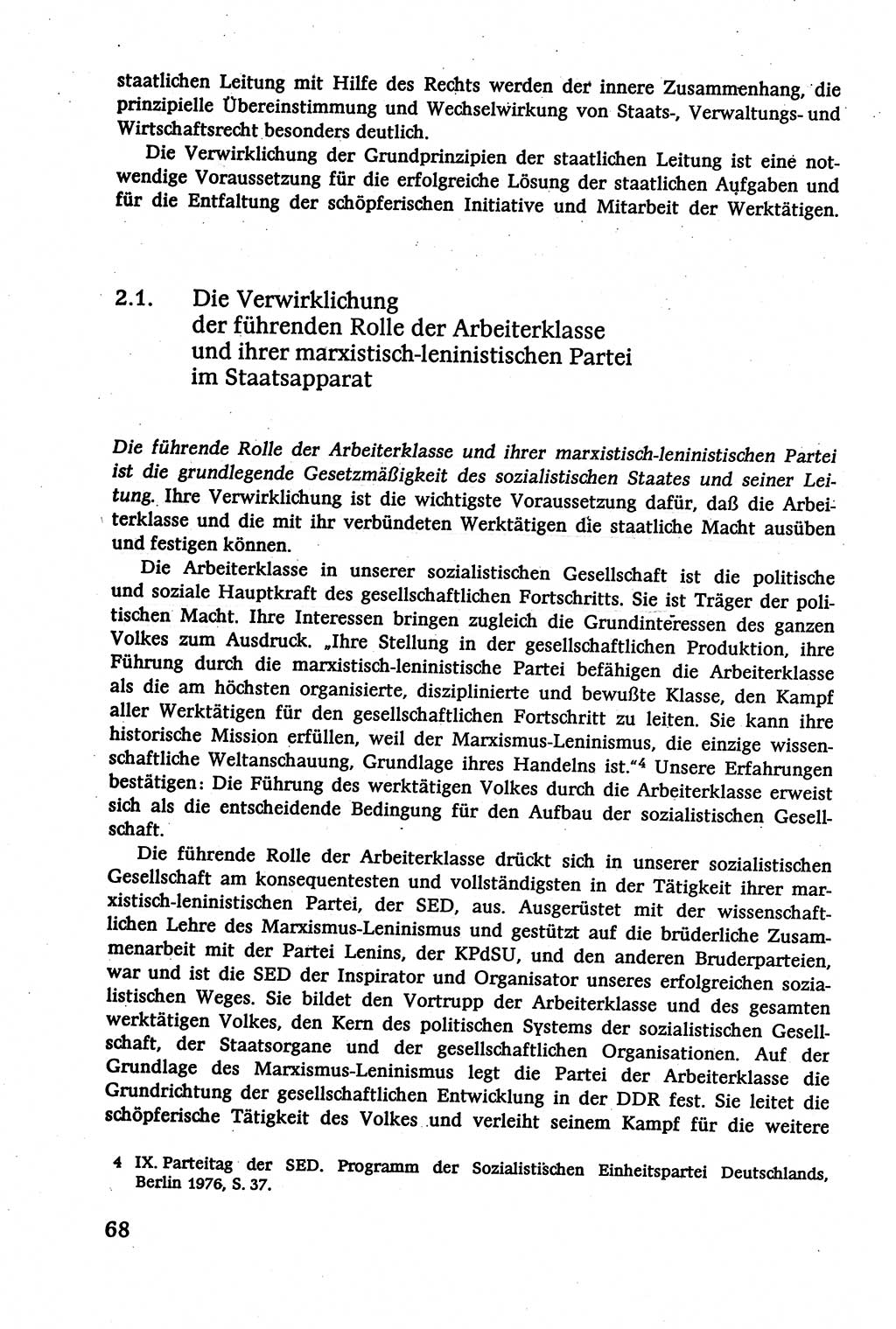 Verwaltungsrecht [Deutsche Demokratische Republik (DDR)], Lehrbuch 1979, Seite 68 (Verw.-R. DDR Lb. 1979, S. 68)