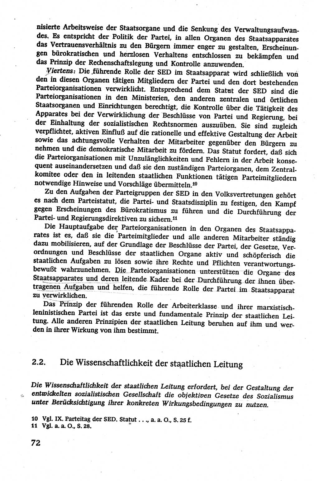 Verwaltungsrecht [Deutsche Demokratische Republik (DDR)], Lehrbuch 1979, Seite 72 (Verw.-R. DDR Lb. 1979, S. 72)