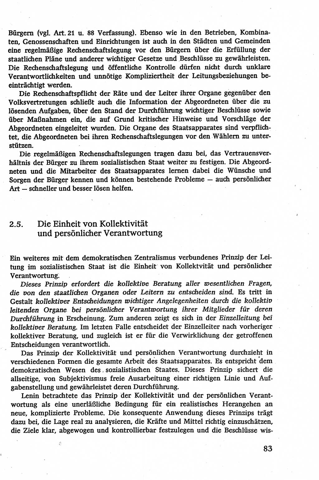 Verwaltungsrecht [Deutsche Demokratische Republik (DDR)], Lehrbuch 1979, Seite 83 (Verw.-R. DDR Lb. 1979, S. 83)