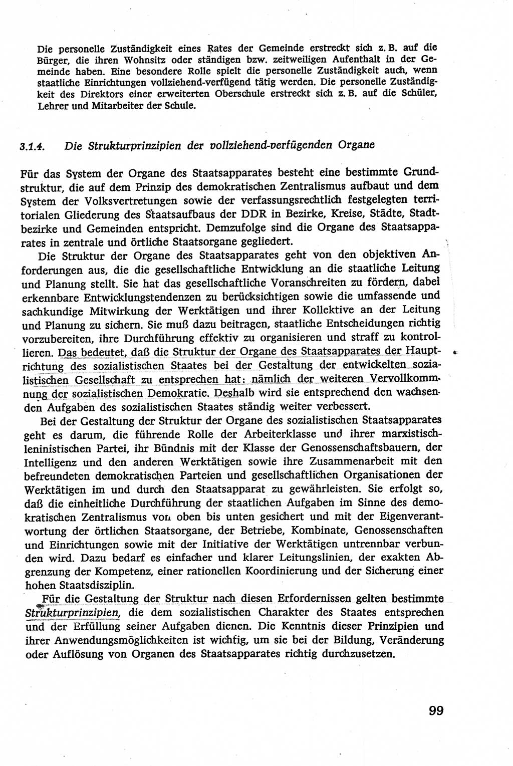 Verwaltungsrecht [Deutsche Demokratische Republik (DDR)], Lehrbuch 1979, Seite 99 (Verw.-R. DDR Lb. 1979, S. 99)