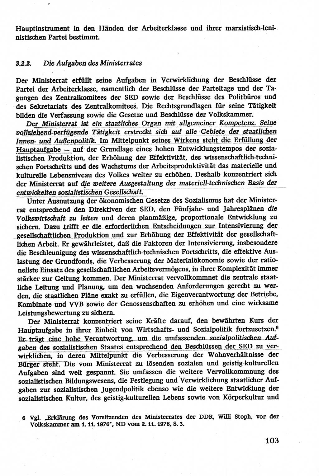 Verwaltungsrecht [Deutsche Demokratische Republik (DDR)], Lehrbuch 1979, Seite 103 (Verw.-R. DDR Lb. 1979, S. 103)