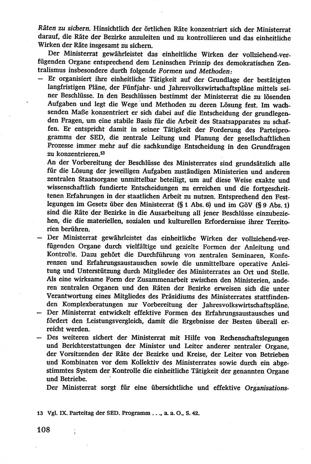 Verwaltungsrecht [Deutsche Demokratische Republik (DDR)], Lehrbuch 1979, Seite 108 (Verw.-R. DDR Lb. 1979, S. 108)