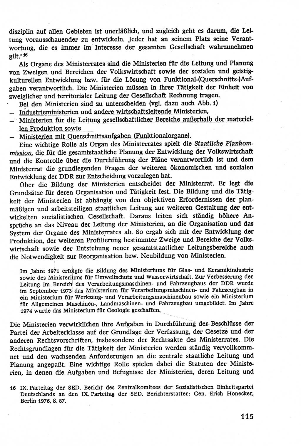 Verwaltungsrecht [Deutsche Demokratische Republik (DDR)], Lehrbuch 1979, Seite 115 (Verw.-R. DDR Lb. 1979, S. 115)