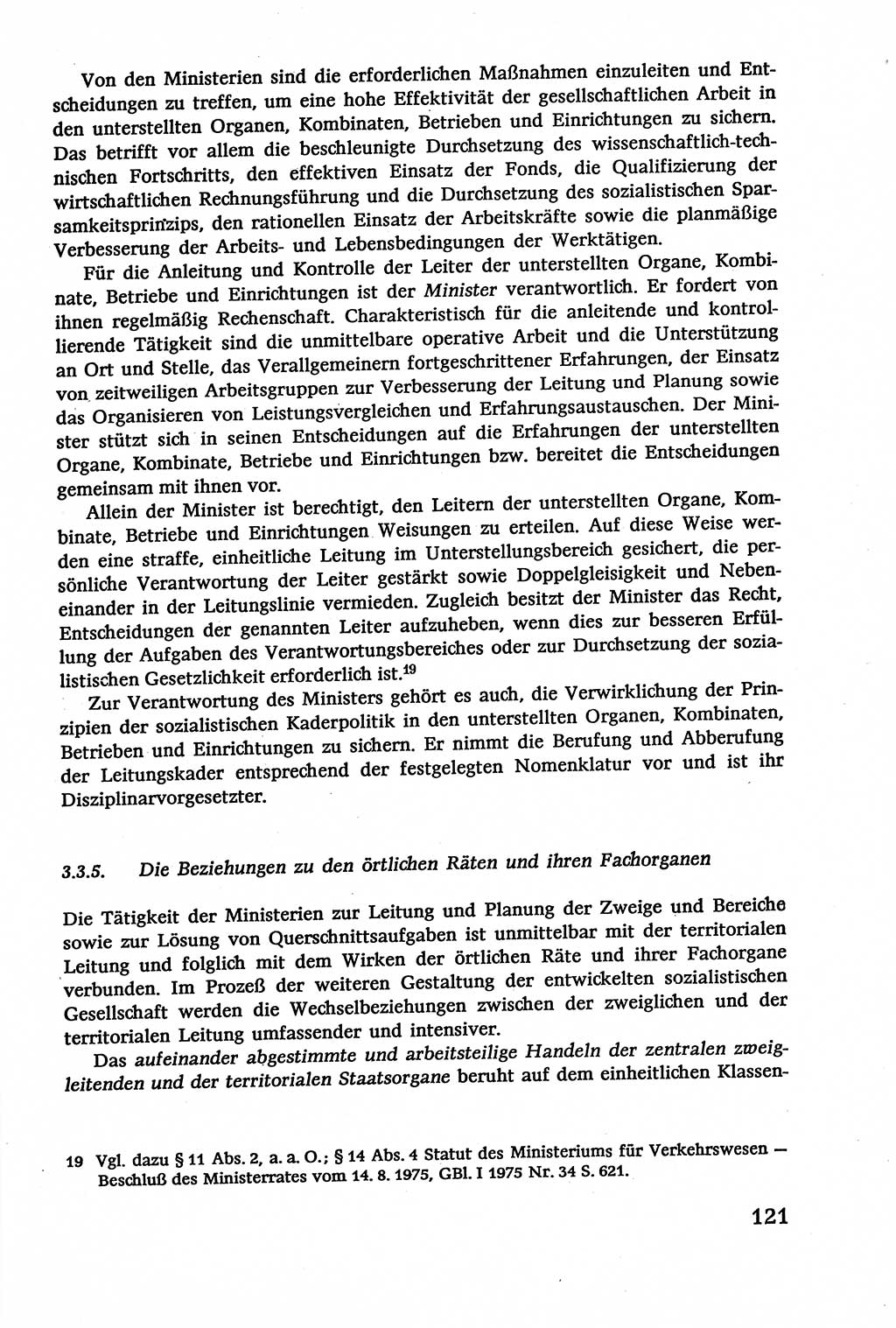 Verwaltungsrecht [Deutsche Demokratische Republik (DDR)], Lehrbuch 1979, Seite 121 (Verw.-R. DDR Lb. 1979, S. 121)