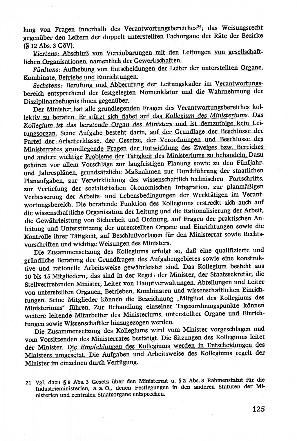 Verwaltungsrecht [Deutsche Demokratische Republik (DDR)], Lehrbuch 1979, Seite 125 (Verw.-R. DDR Lb. 1979, S. 125)