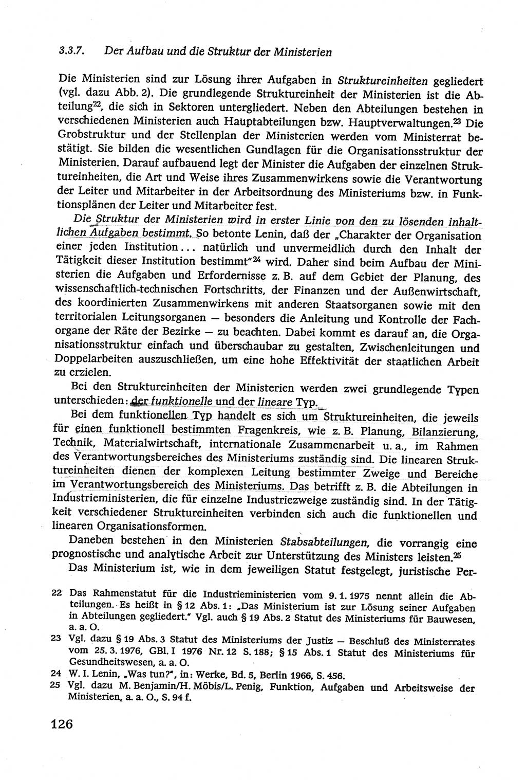 Verwaltungsrecht [Deutsche Demokratische Republik (DDR)], Lehrbuch 1979, Seite 126 (Verw.-R. DDR Lb. 1979, S. 126)