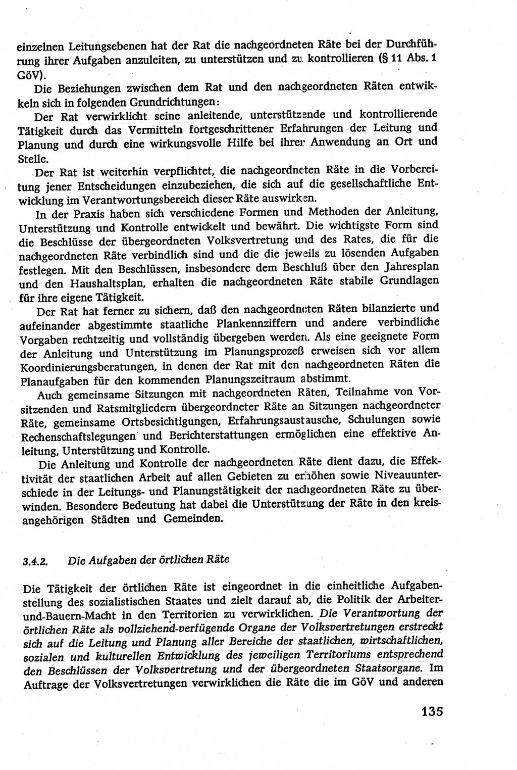 Verwaltungsrecht [Deutsche Demokratische Republik (DDR)], Lehrbuch 1979, Seite 135 (Verw.-R. DDR Lb. 1979, S. 135)