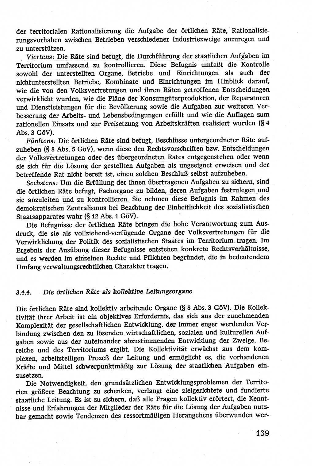 Verwaltungsrecht [Deutsche Demokratische Republik (DDR)], Lehrbuch 1979, Seite 139 (Verw.-R. DDR Lb. 1979, S. 139)