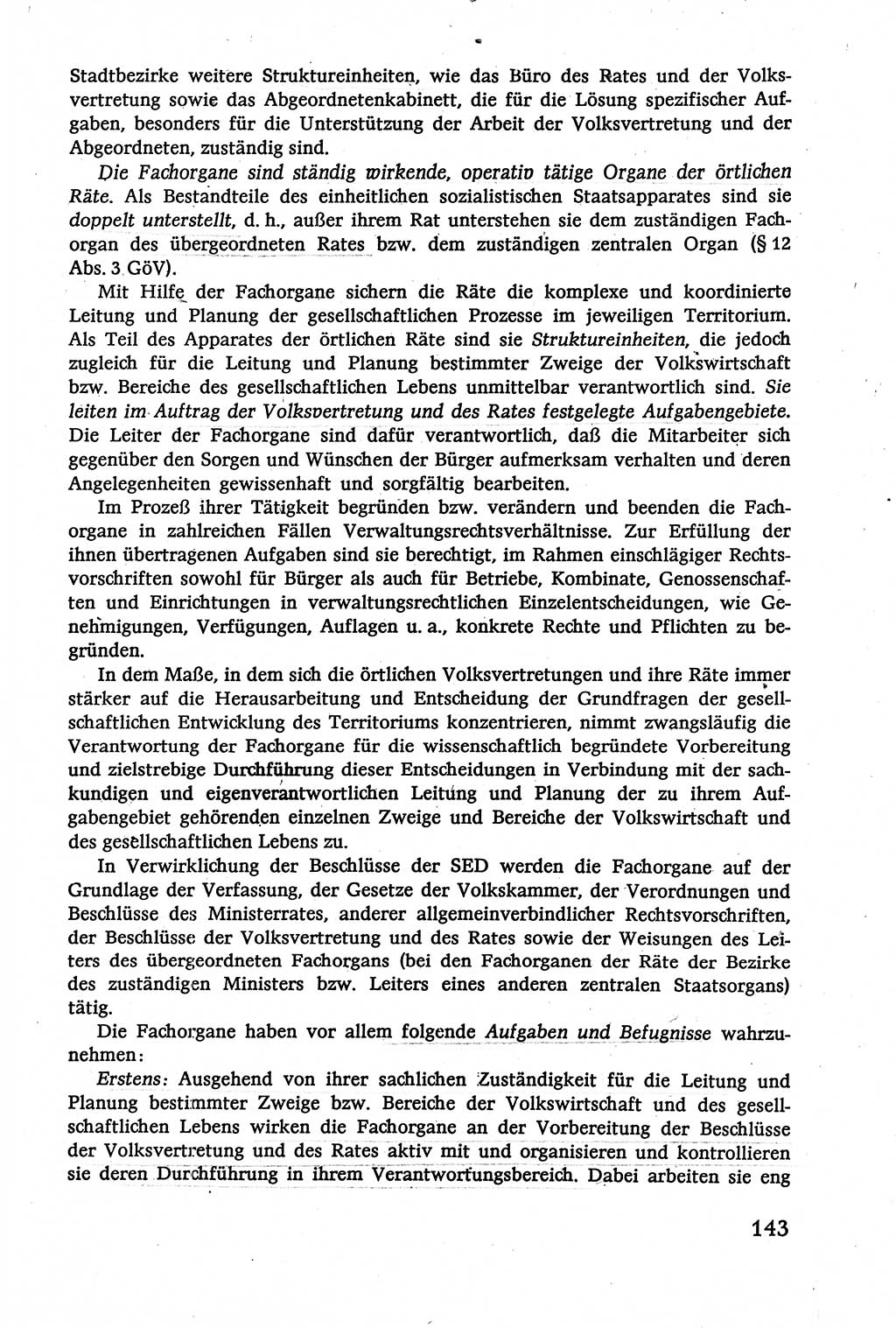 Verwaltungsrecht [Deutsche Demokratische Republik (DDR)], Lehrbuch 1979, Seite 143 (Verw.-R. DDR Lb. 1979, S. 143)