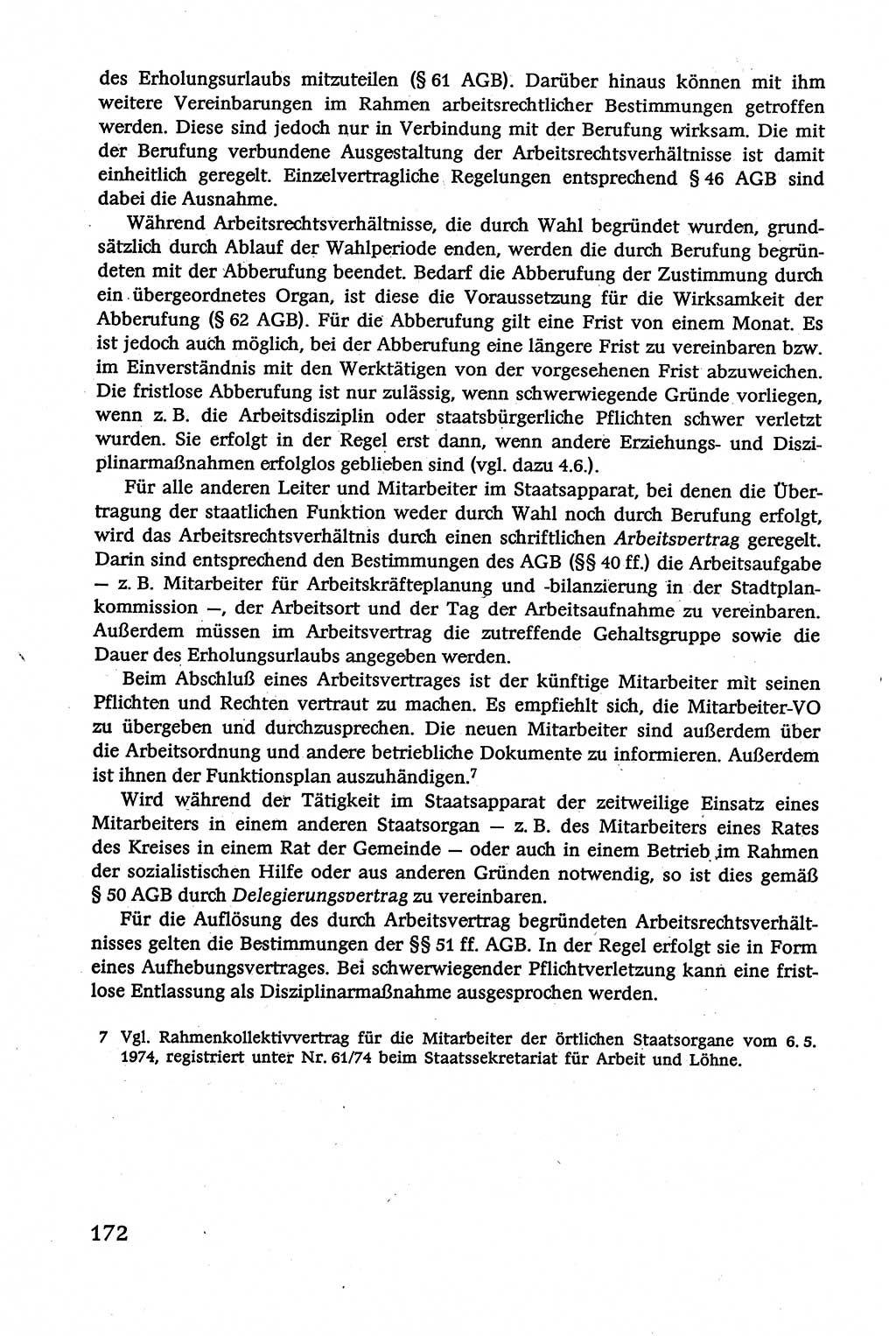 Verwaltungsrecht [Deutsche Demokratische Republik (DDR)], Lehrbuch 1979, Seite 172 (Verw.-R. DDR Lb. 1979, S. 172)