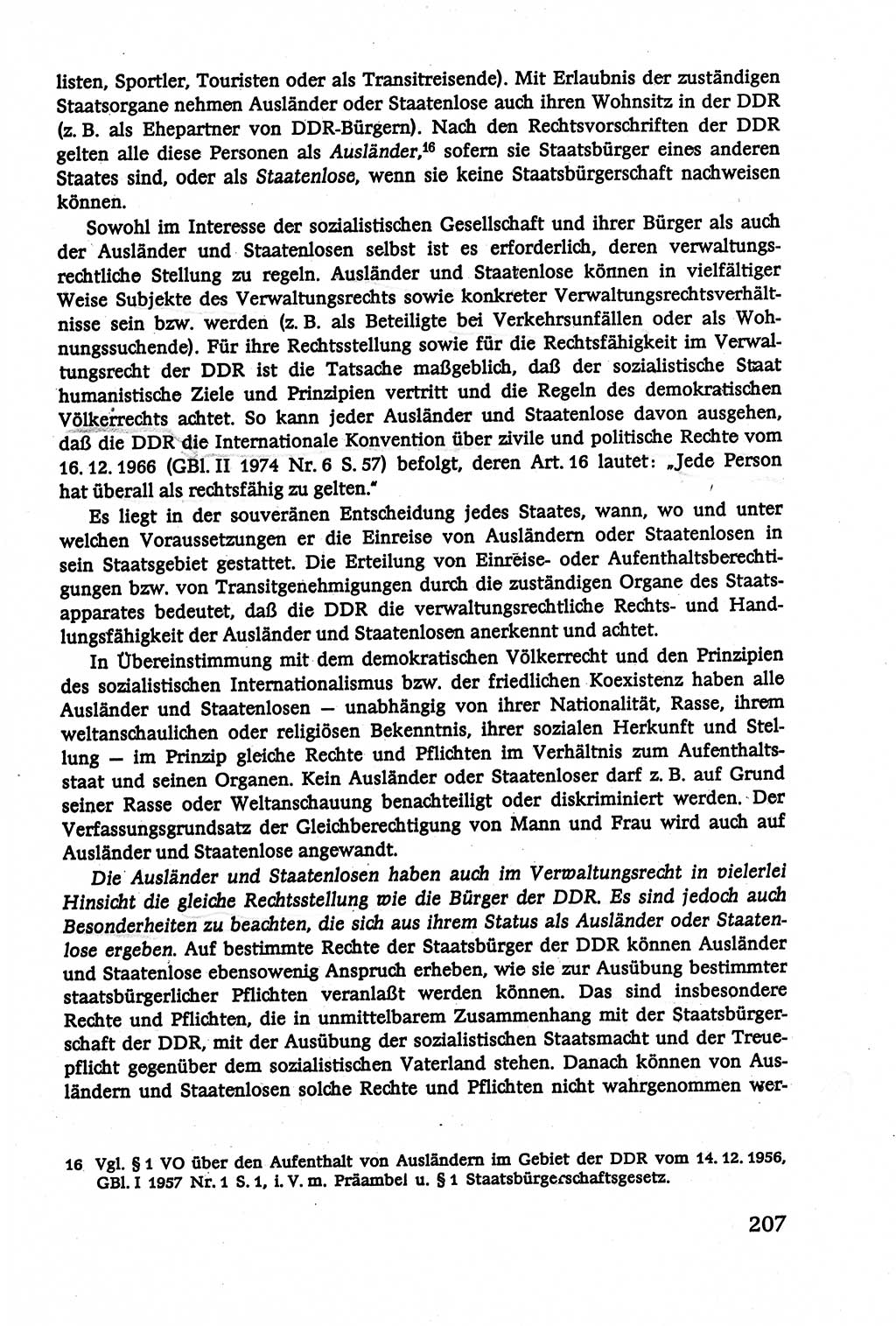 Verwaltungsrecht [Deutsche Demokratische Republik (DDR)], Lehrbuch 1979, Seite 207 (Verw.-R. DDR Lb. 1979, S. 207)