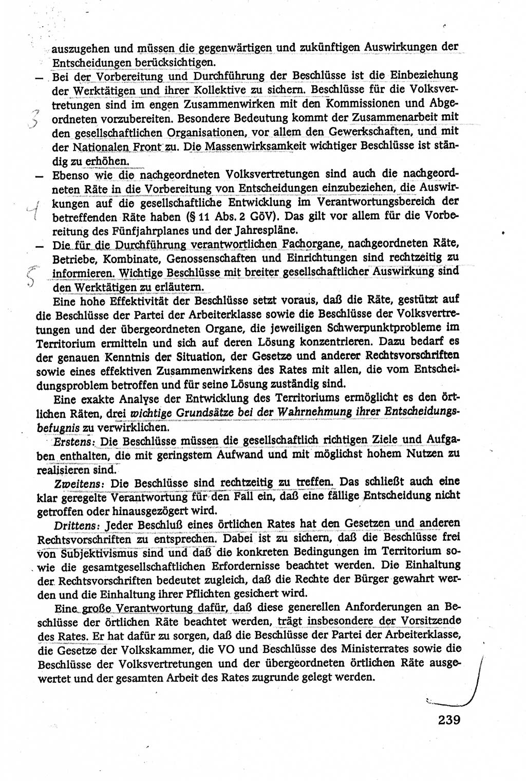 Verwaltungsrecht [Deutsche Demokratische Republik (DDR)], Lehrbuch 1979, Seite 239 (Verw.-R. DDR Lb. 1979, S. 239)