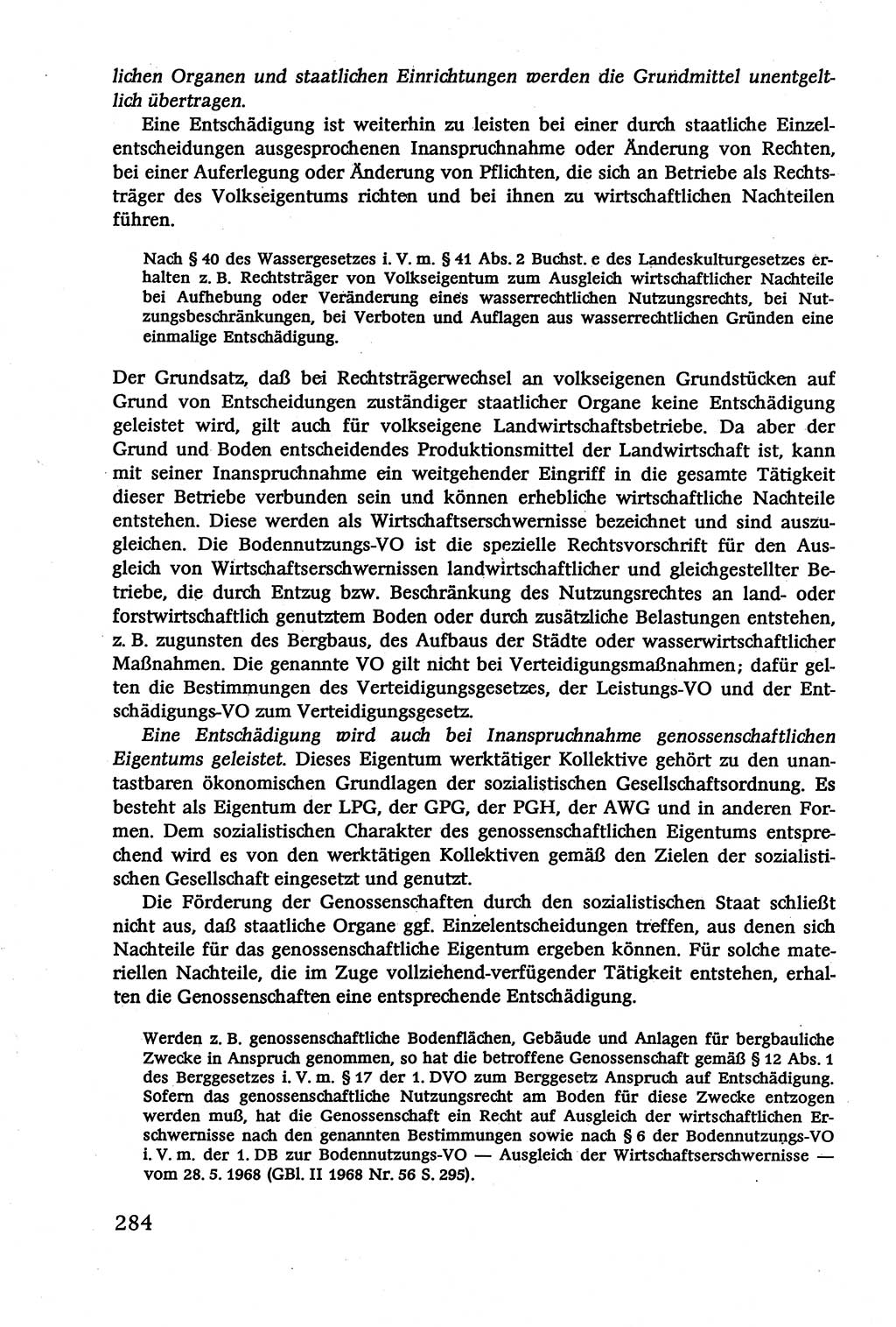 Verwaltungsrecht [Deutsche Demokratische Republik (DDR)], Lehrbuch 1979, Seite 284 (Verw.-R. DDR Lb. 1979, S. 284)