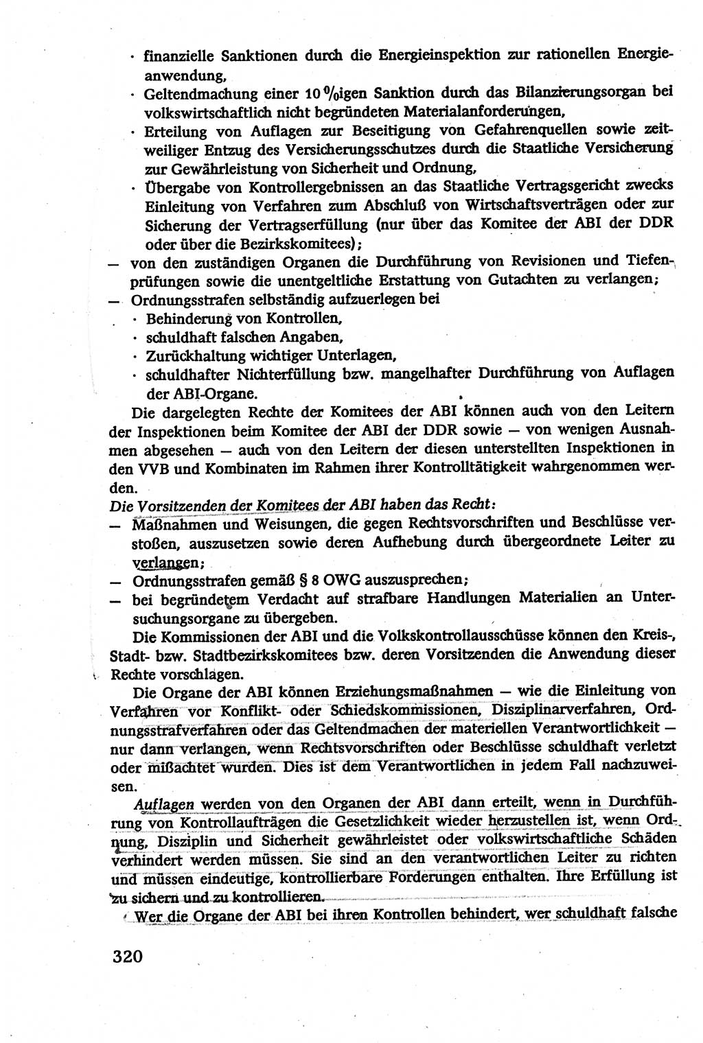 Verwaltungsrecht [Deutsche Demokratische Republik (DDR)], Lehrbuch 1979, Seite 320 (Verw.-R. DDR Lb. 1979, S. 320)