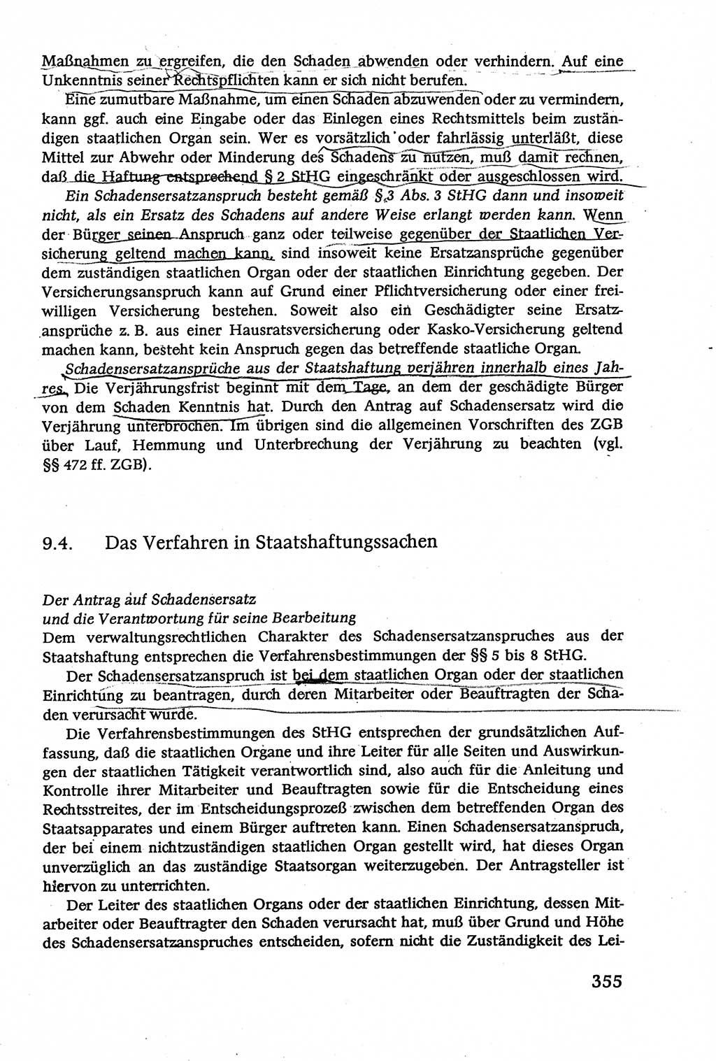 Verwaltungsrecht [Deutsche Demokratische Republik (DDR)], Lehrbuch 1979, Seite 355 (Verw.-R. DDR Lb. 1979, S. 355)