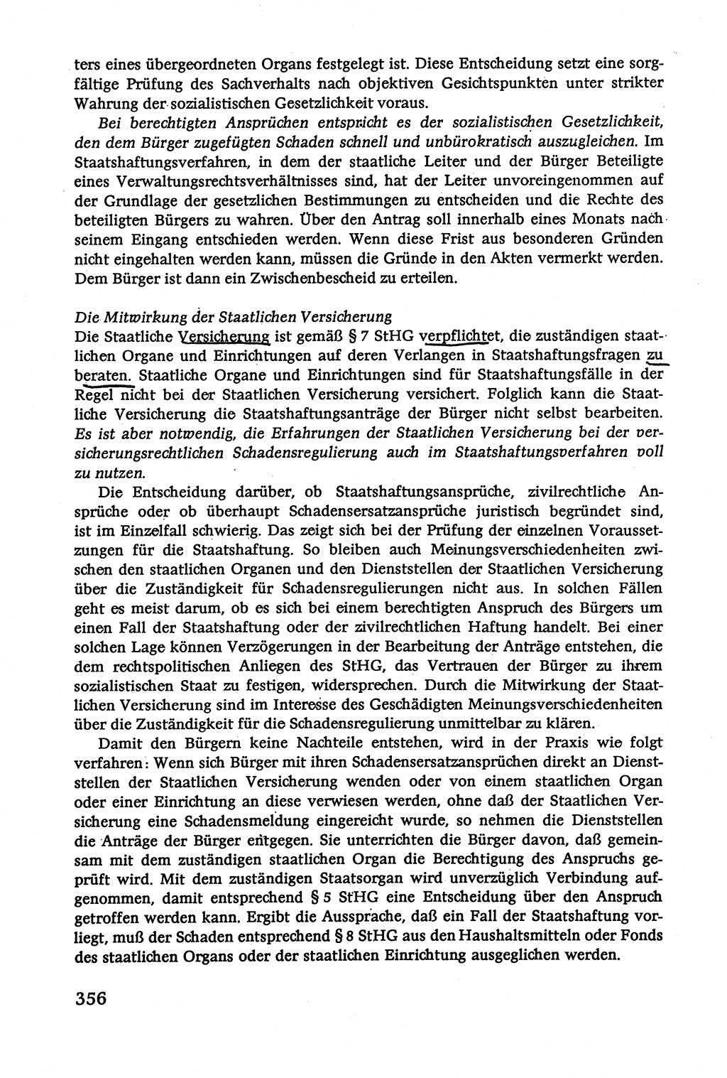 Verwaltungsrecht [Deutsche Demokratische Republik (DDR)], Lehrbuch 1979, Seite 356 (Verw.-R. DDR Lb. 1979, S. 356)
