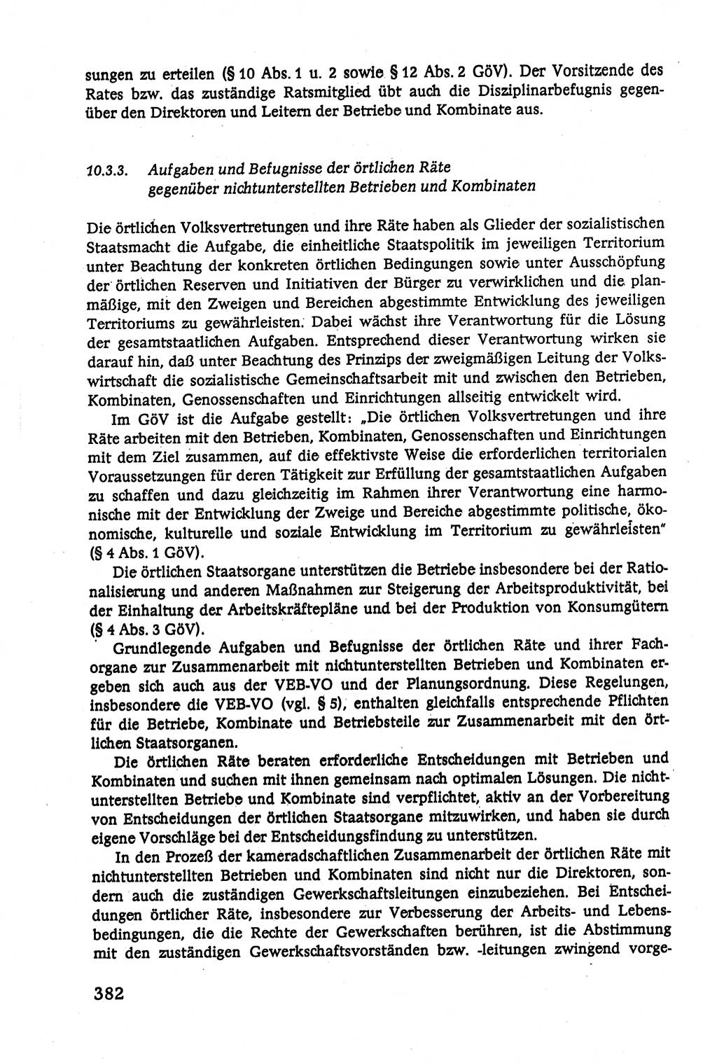 Verwaltungsrecht [Deutsche Demokratische Republik (DDR)], Lehrbuch 1979, Seite 382 (Verw.-R. DDR Lb. 1979, S. 382)