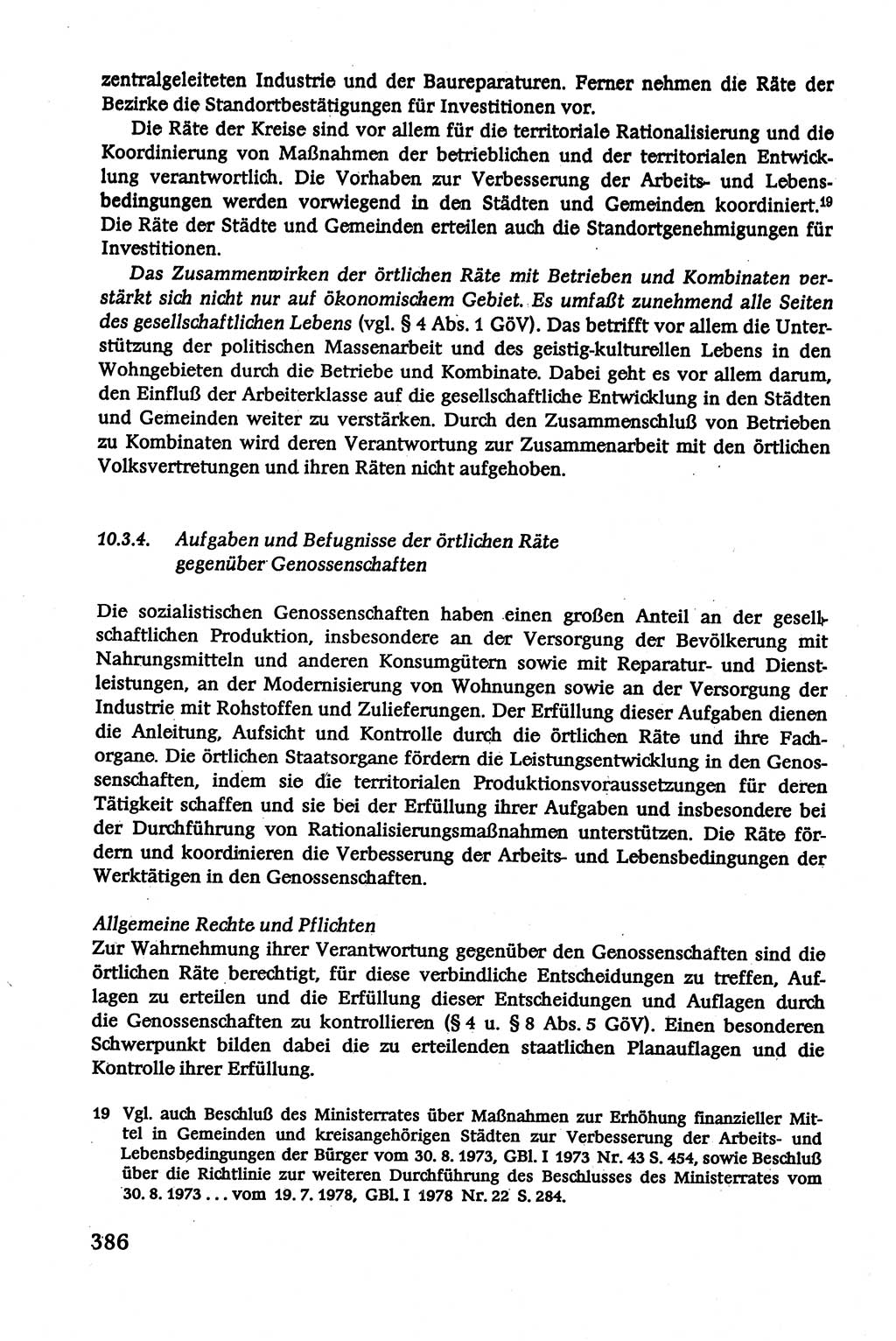 Verwaltungsrecht [Deutsche Demokratische Republik (DDR)], Lehrbuch 1979, Seite 386 (Verw.-R. DDR Lb. 1979, S. 386)