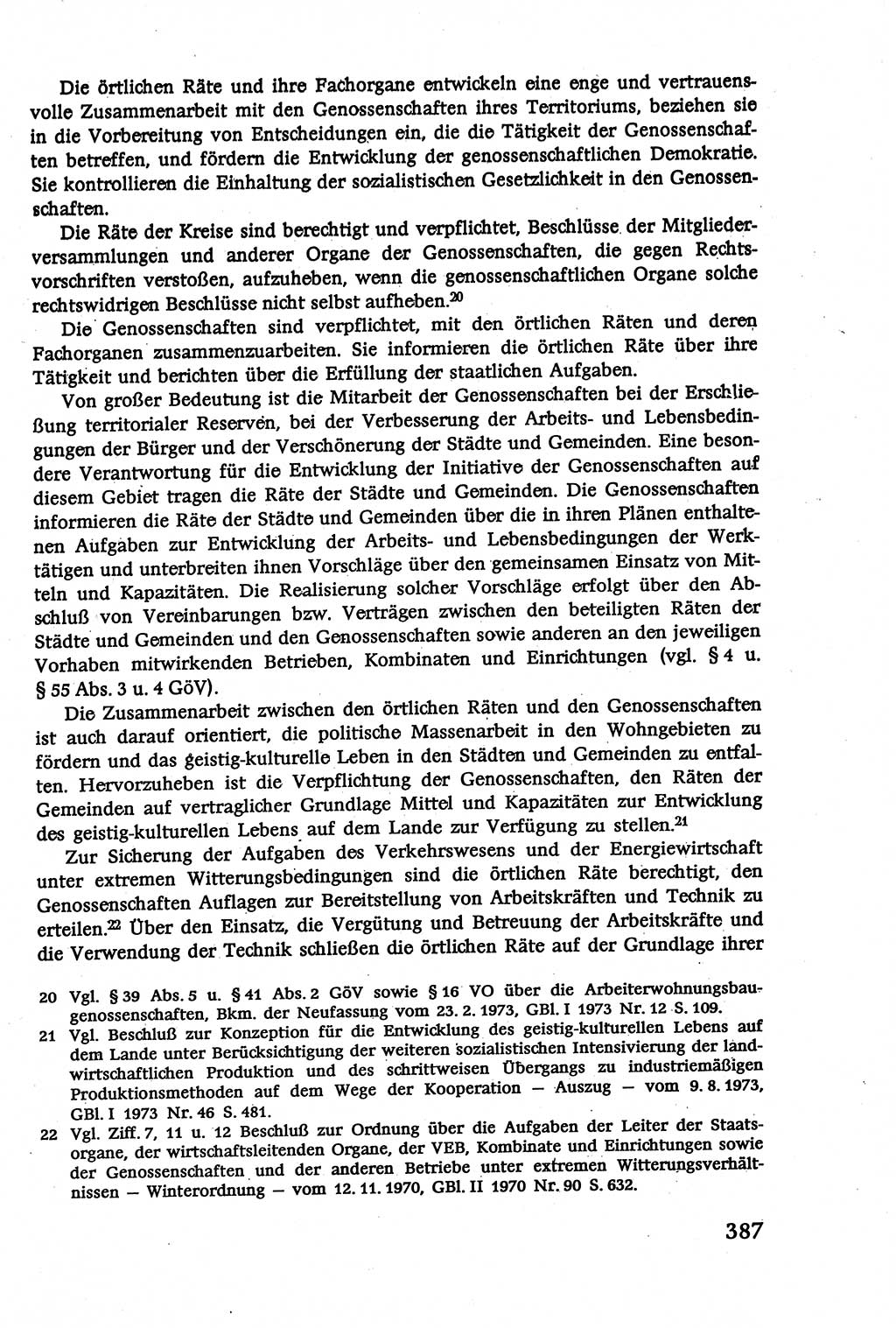 Verwaltungsrecht [Deutsche Demokratische Republik (DDR)], Lehrbuch 1979, Seite 387 (Verw.-R. DDR Lb. 1979, S. 387)