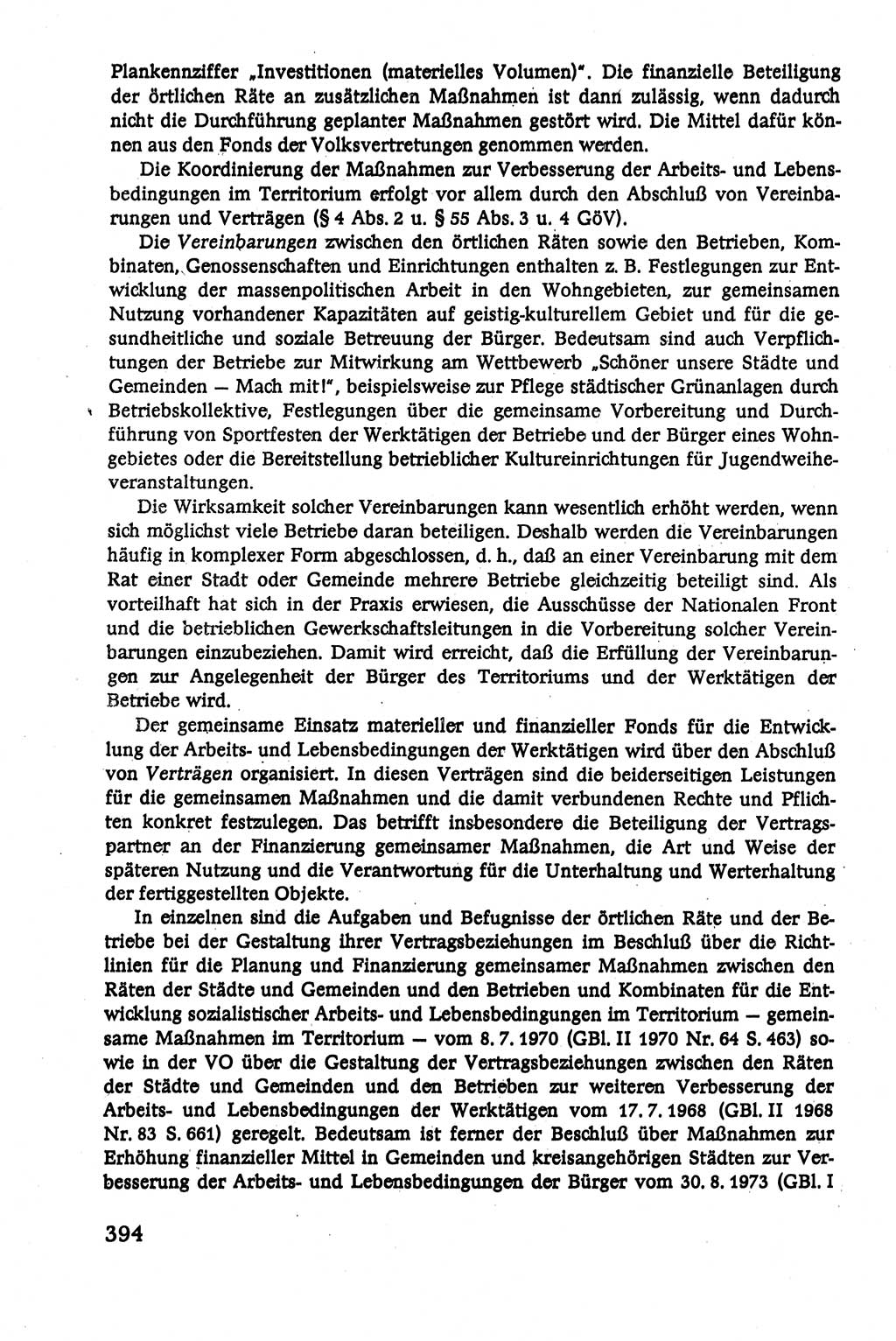 Verwaltungsrecht [Deutsche Demokratische Republik (DDR)], Lehrbuch 1979, Seite 394 (Verw.-R. DDR Lb. 1979, S. 394)