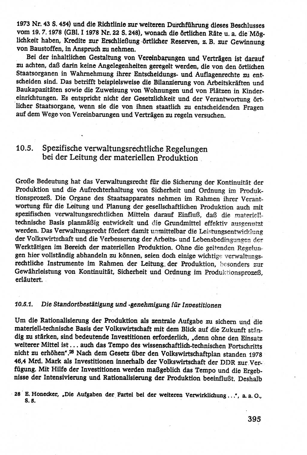 Verwaltungsrecht [Deutsche Demokratische Republik (DDR)], Lehrbuch 1979, Seite 395 (Verw.-R. DDR Lb. 1979, S. 395)