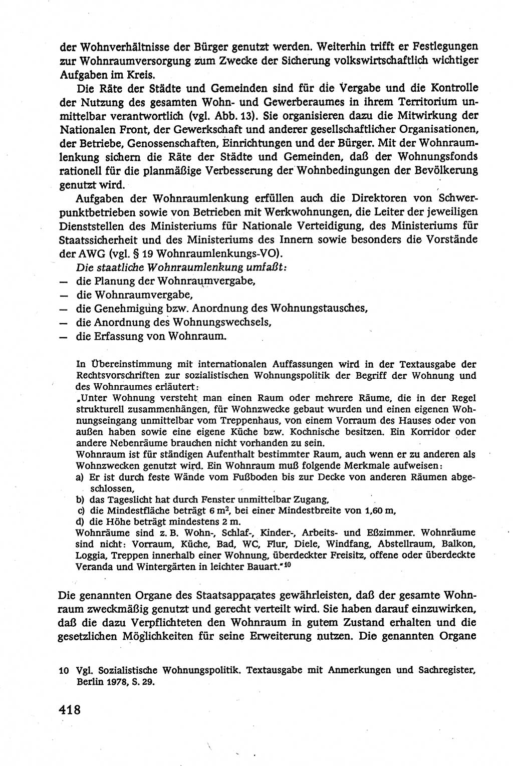 Verwaltungsrecht [Deutsche Demokratische Republik (DDR)], Lehrbuch 1979, Seite 418 (Verw.-R. DDR Lb. 1979, S. 418)
