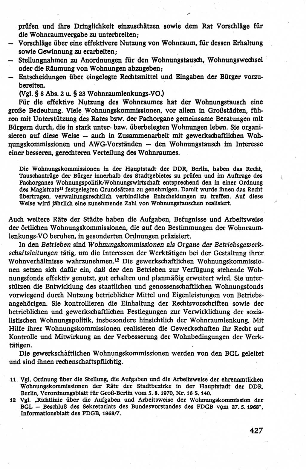 Verwaltungsrecht [Deutsche Demokratische Republik (DDR)], Lehrbuch 1979, Seite 427 (Verw.-R. DDR Lb. 1979, S. 427)